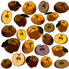 textura manzana amarilla