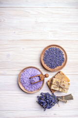 Handmade soap and bath salt