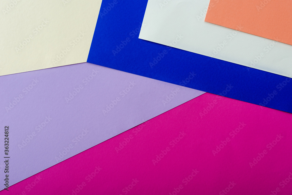 Canvas Prints abstract geometric background with colorful paper