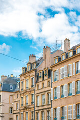 Obraz premium Street view of downtown in Metz, France
