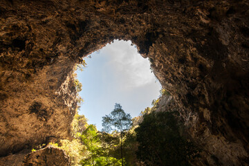 cave in the mountain