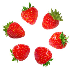 strawberry  isolated on white background