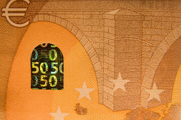 Sicherheitsmerkmale Euro Banknote 3