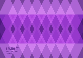 Polygon abstract on purple background. Light purple vector shining triangular pattern. An elegant bright illustration. Triangular pattern for your business design.