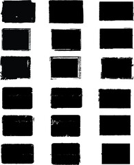 Grunge post Stamps Collection, Circles. Banners, Insignias , Logos, Icons, Labels and Badges Set . vector distress textures.blank shapes.