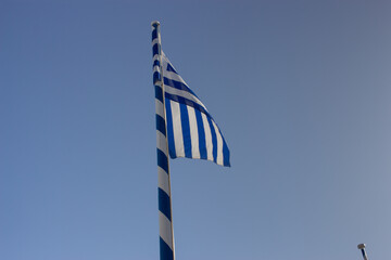 Santorini, Greece | Greek Flag