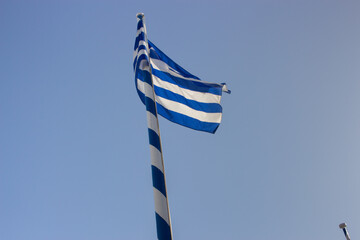 Santorini, Greece | Greek Flag