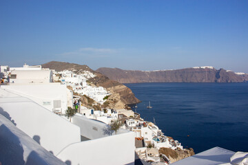 Santorini, Greece coastline