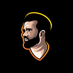 awesome person logo vector illustrator