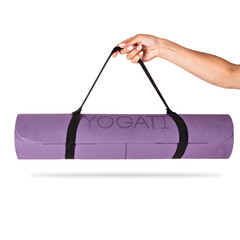 Youga mat on the white 