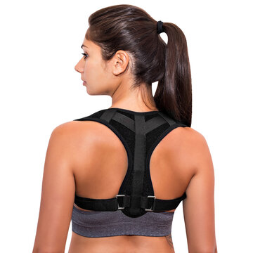 back support belt for support and improve back posture. Back posture corrector.