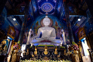 Wat Rong Suea Ten or The Blue Temple translates as House of the dancing tiger. A monumental, modern...