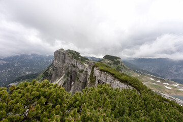 Fototapeta na wymiar View of Greimuth peak (1871 m), austrian Alps. Austria