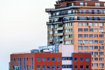 Fototapeta premium Residential buildings in Chisinau, Moldova