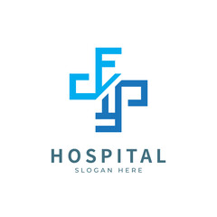 Health logo with initial letter E K, K E, E K logo designs concept. Medical health-care logo designs template.