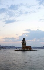 Maiden's tower in the afternoon, symbol of Istanbul