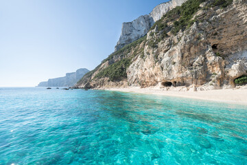 Obraz premium Cala Gabbiani beach, Sardinia, Italy
