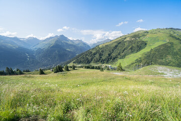 Obraz premium Idyllic summer landscape in the Alps