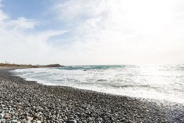 Atlantic ocean wild coast, Tenerife, Canary islands, Spain