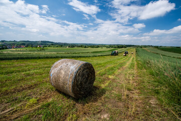 traktor, przemysl, rolnictwo, slowa, siano, wies, polska © Tomasz