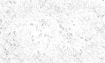 Scratch grunge background white and black. Grunge dust overlay texture background for banner and wallpaper. Dirty distress texture vector for poster and backdrop. Old paper, vector illustration