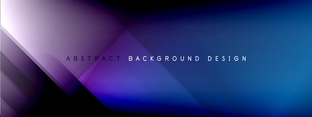 Motion concept neon shiny lines on liquid color gradients abstract backgrounds. Dynamic shadows and lights templates for text