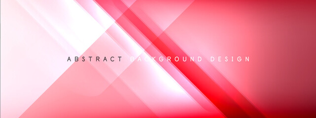 Motion concept neon shiny lines on liquid color gradients abstract backgrounds. Dynamic shadows and lights templates for text