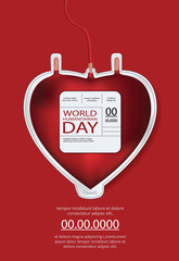 Poster World humanitarian day Design Template Vector Illustration