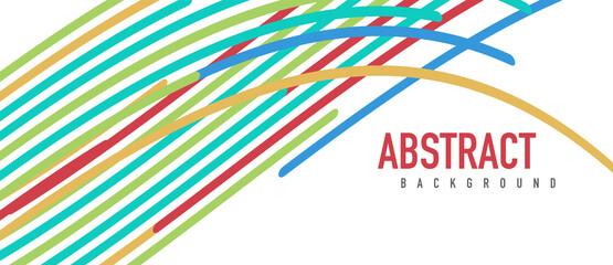 Аbstract moving colorful lines vector backgrounds for cover, placard, poster, banner or flyer