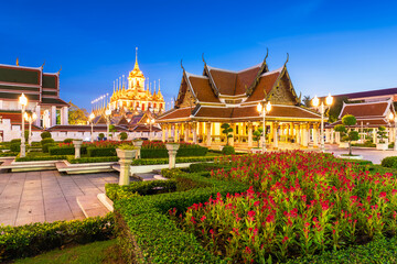 Naklejka premium Wat Ratchanatdaram Temple in Bangkok