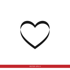Heart love vector