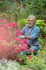 Senior gardening