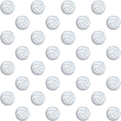 volleyball balloons sport equipment pattern