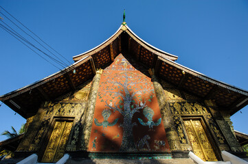 buddhist temple in Laos.
