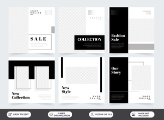 social media post and story template for digital marketing and sale promo. fashion advertising. instagram banner offer. pink color. mockup photo vector frame illustration