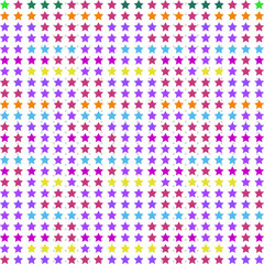 seamless pattern with colorful stars