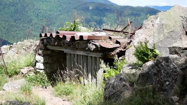 Cachette de la premi&egrave;re guerre mondiale, Alsace, France