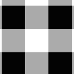 Fototapeta premium Black and white plaid large scale pattern in this 12x12 design element for backgrounds and patterns.
