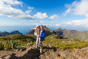 Mask village in Spain, popular tourist destination Mask village of Tenerife