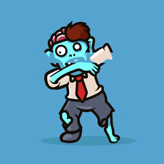 Zombie Mascot illustration design