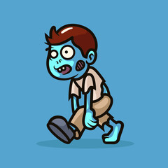 Zombie Mascot illustration design