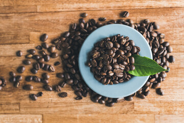 coffee beans with nobody