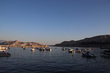 blick auf die bucht von baska auf krk