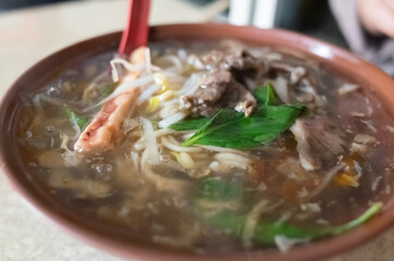 Taiwanese thickened soup noodle