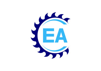E A Initial Letter Logo design, Graphic Alphabet Symbol for Corporate Business Identity