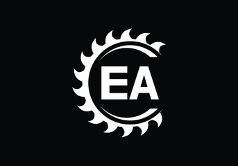 E A Initial Letter Logo design, Graphic Alphabet Symbol for Corporate Business Identity