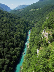 Fototapeta na wymiar Tara River Canyon in Montenegro