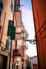 Fototapeta na wymiar Streetscape of Cinque Terre, Italy