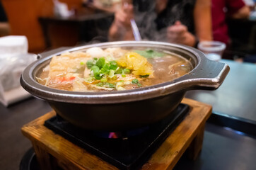 stinky tofu hot pot at Taiwan