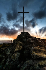 Beautiful Sunset or Sunrise in the moungtains